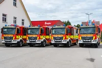 Vier ZIEGLER LF 20 KatS an den Katastrophenschutz Thüringen