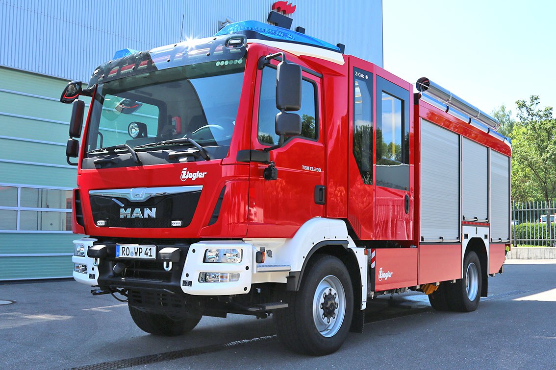 Ziegler Hlf 20 To The Volunteer Fire Brigade Of Rosenheim Ziegler Feuerwehrfahrzeuge