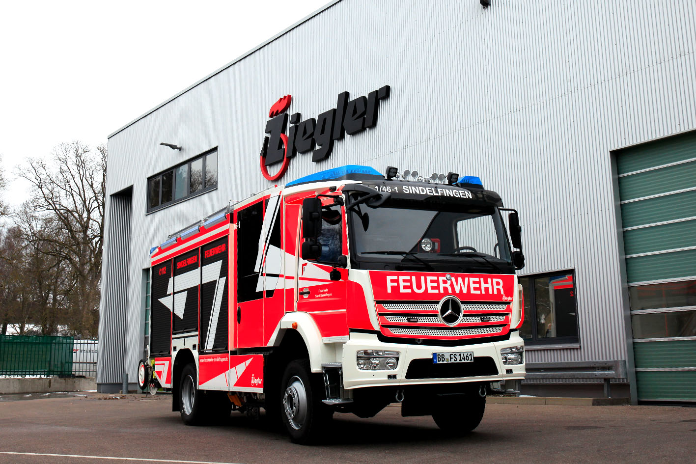 Ziegler HLF 20 an die FF Sindelfingen — ZIEGLER Feuerwehrfahrzeuge