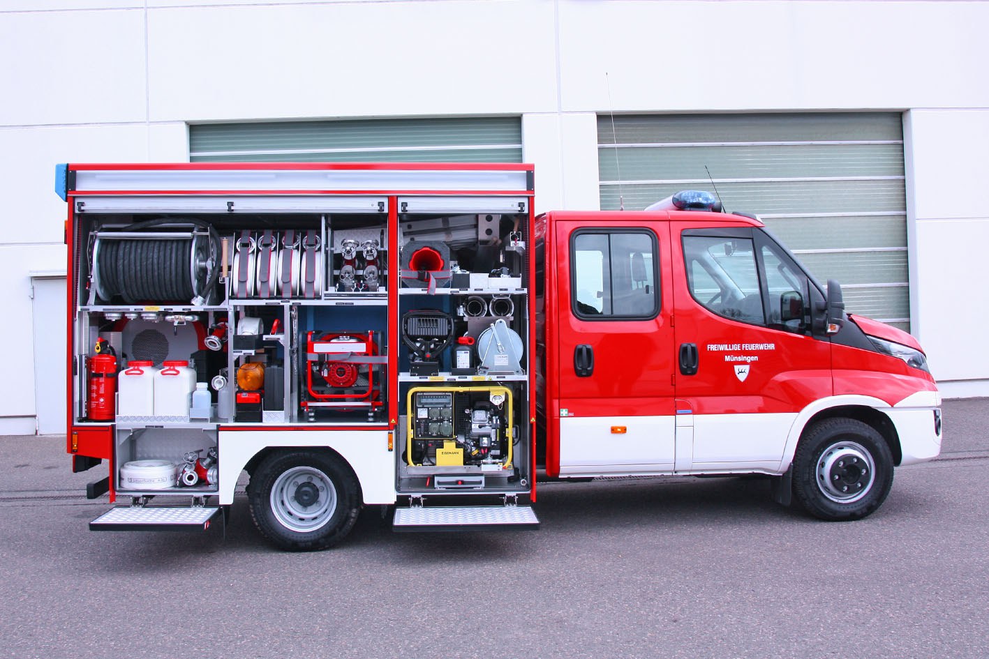 Ziegler TSF-W an die FF Münsingen — ZIEGLER Feuerwehrfahrzeuge