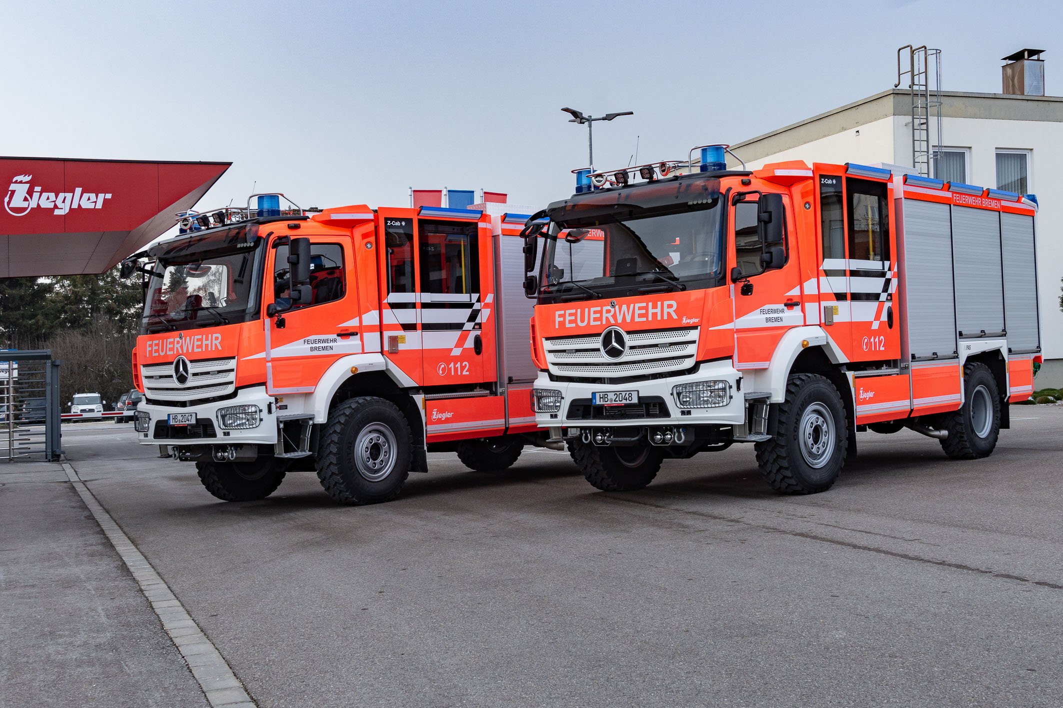 Two ZIEGLER LF 10 to the fire department of Bremen — ZIEGLER