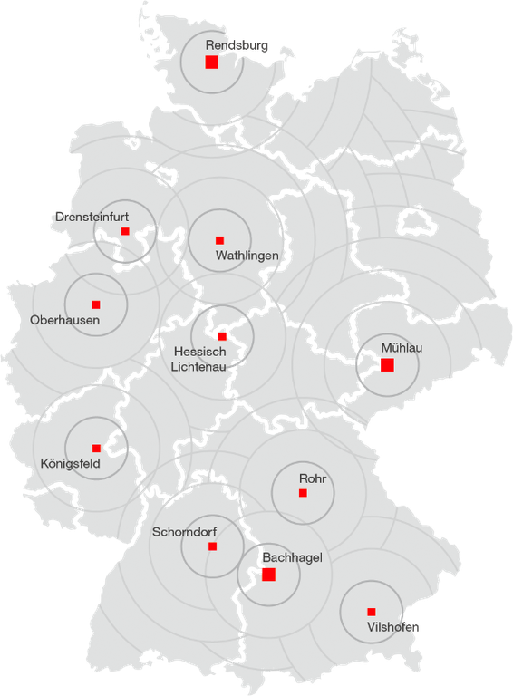 ZIEGLER Service locations Germany web